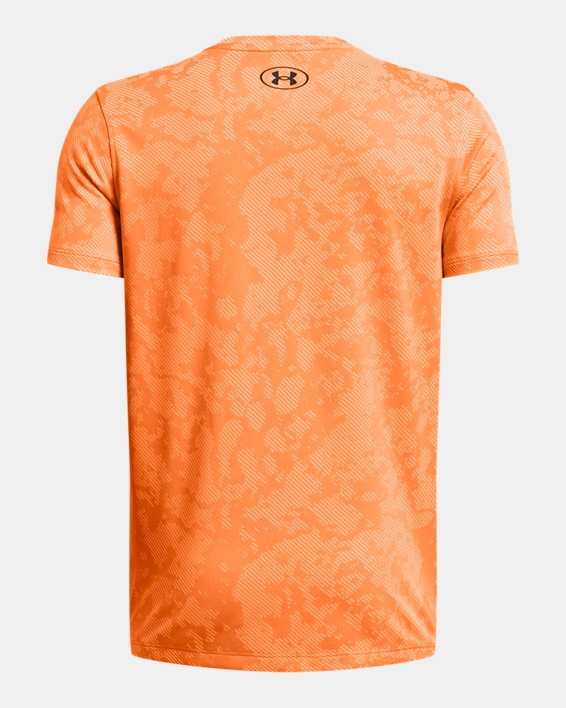 Jongensshirt UA Tech™ Vent Geode met korte mouwen, Orange, pdpMainDesktop image number 1